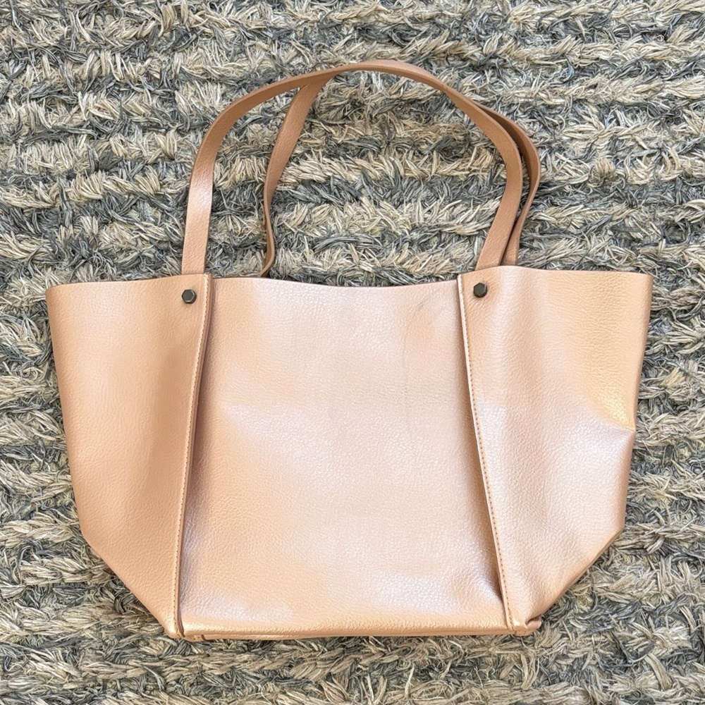 Neiman Marcus Large Tote Bag - Teal, Pink, Gray - Picture 5 of 13